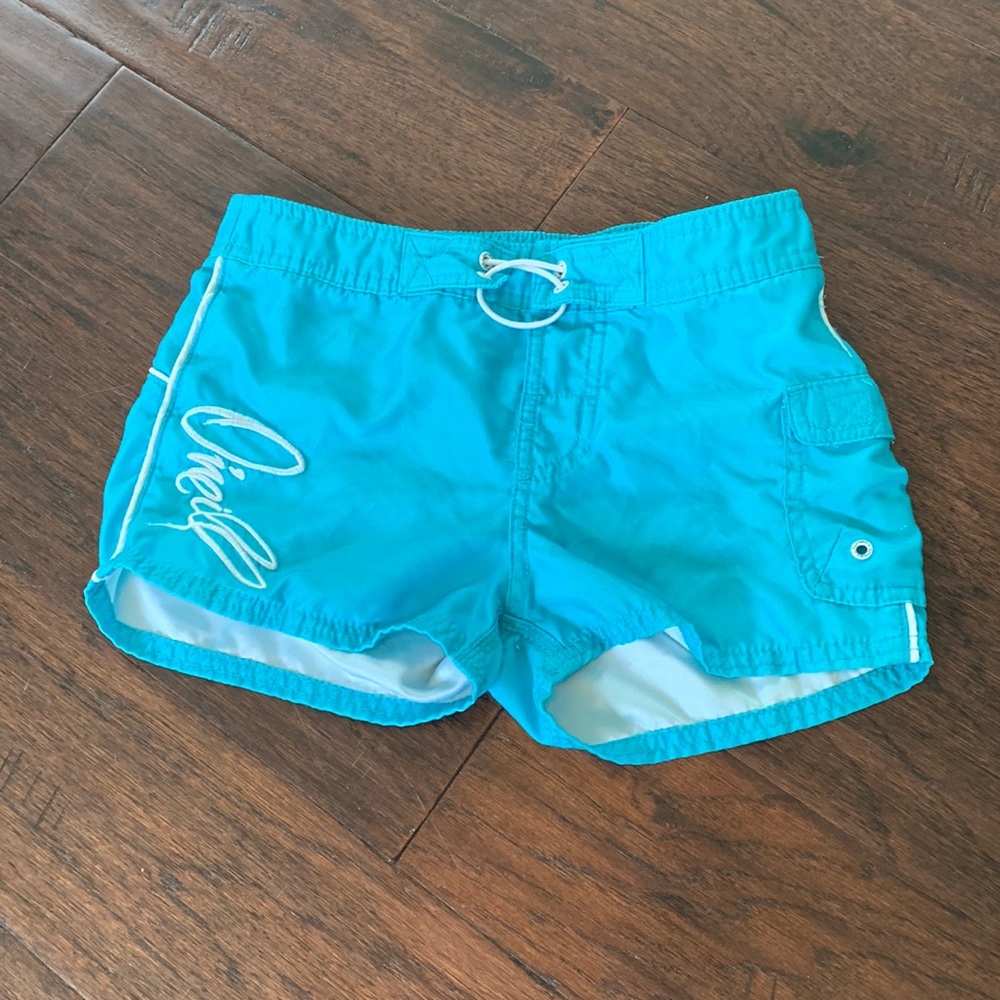 O’Neill Girls Teal Board Shorts